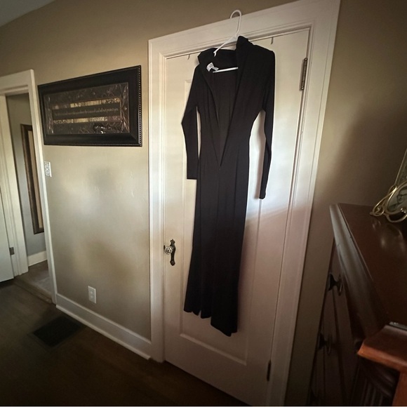 Belle Badgley Mischka Hailey Jersey Black 2 - Picture 8 of 13